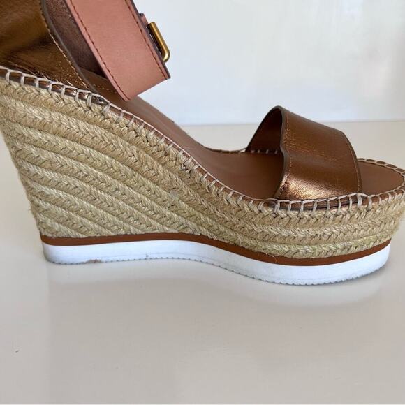 See by Chloe Bronze Glyn Espadrille Sandals - Picture 8 of 14
